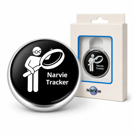 Narvie Tracker compacte zwarte tracker geschikt voor Android en iOS